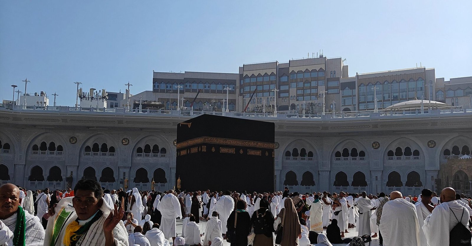 Haj pilgrims at the Kaaba